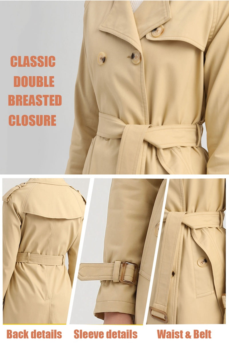 Stella -  Long Windbreaker Coat