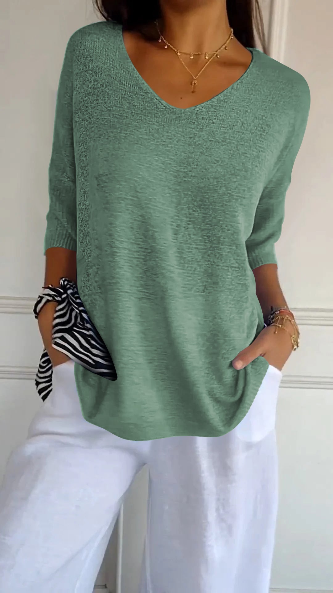 Ivy - Elegant Knitted Shirt for Women