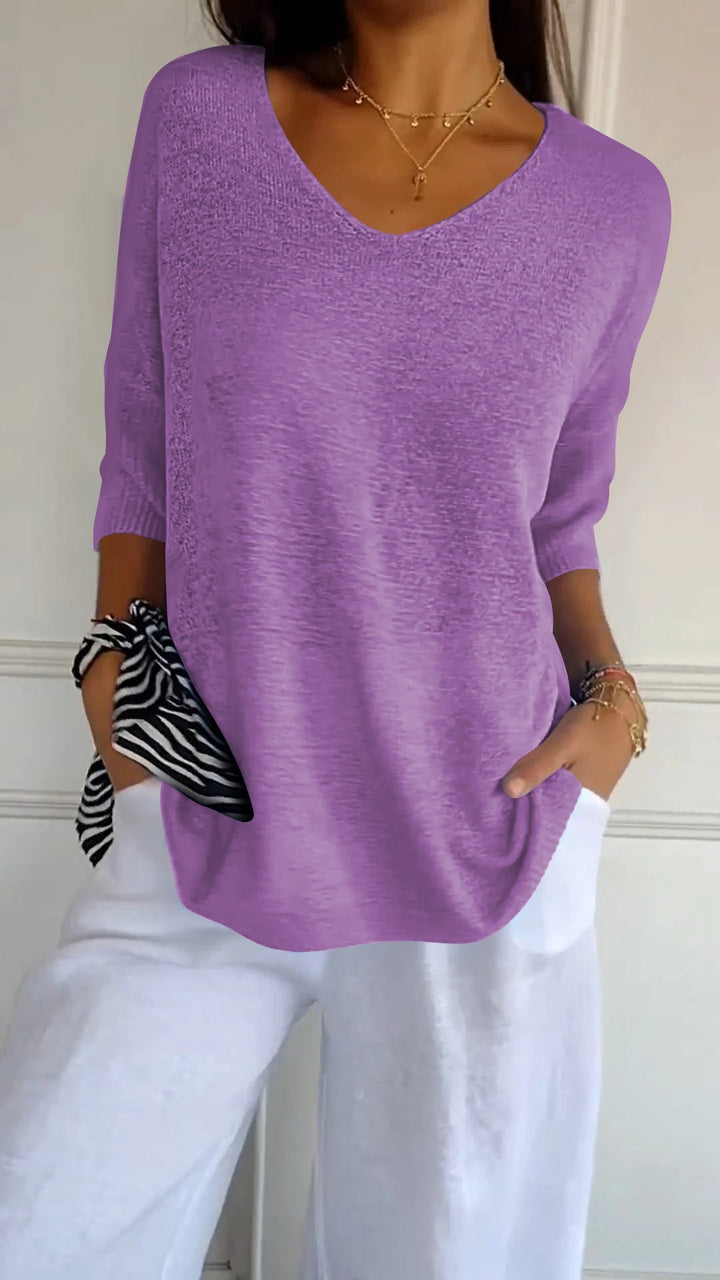 Ivy - Elegant Knitted Shirt for Women