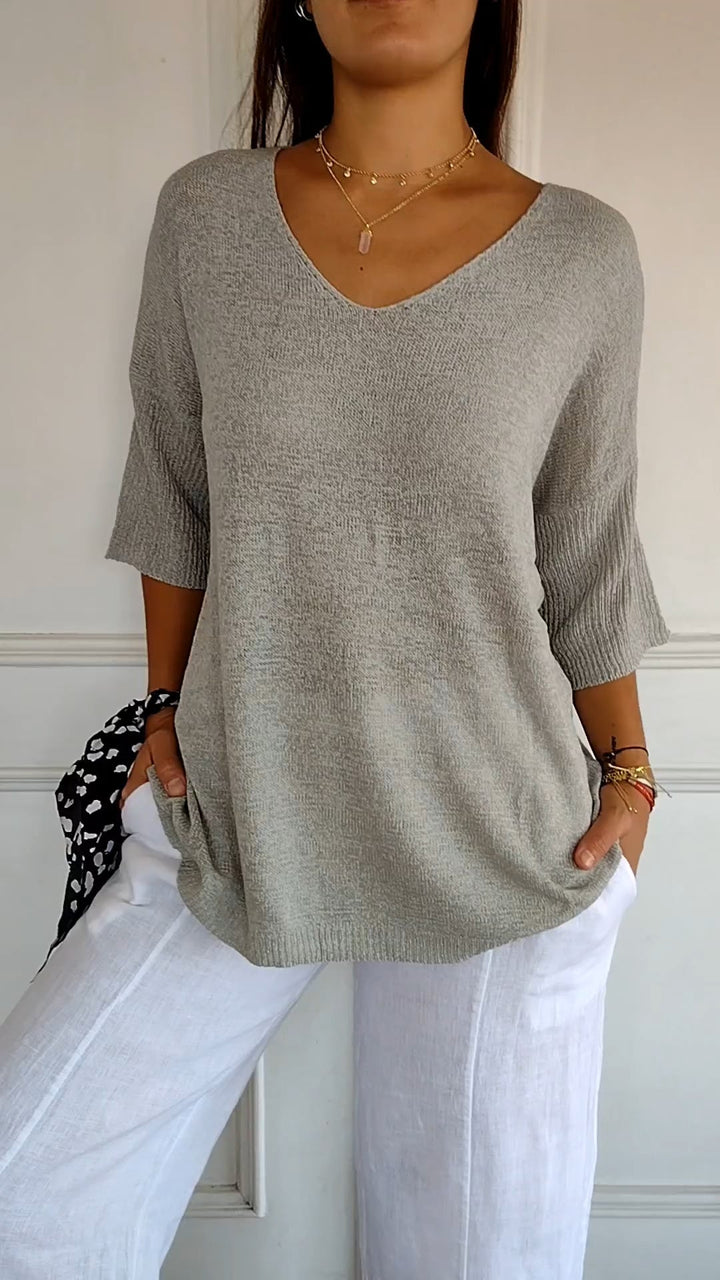 Ivy - Elegant Knitted Shirt for Women