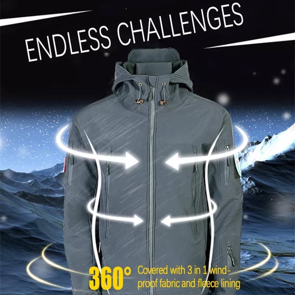 Jacob - Fall-winter waterproof and windproof jacket