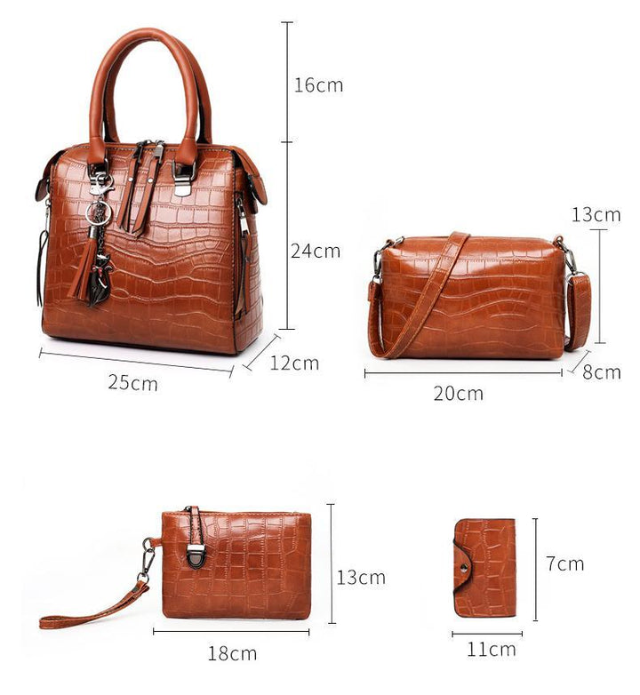 Valentina | 4-Piece Leather Bag Collection