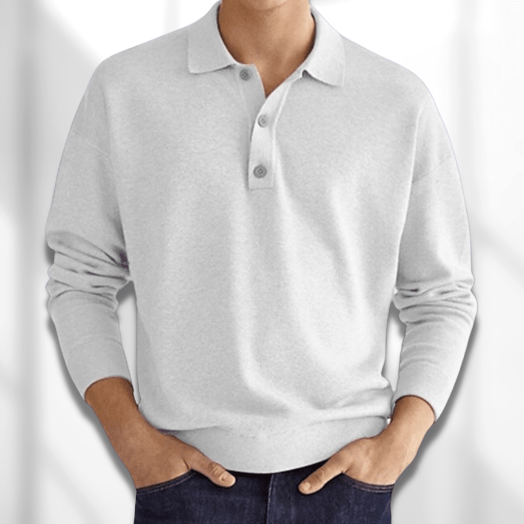 Felix - Long-sleeved classic polo shirt