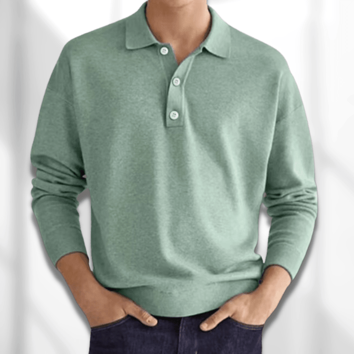 Felix - Long-sleeved classic polo shirt