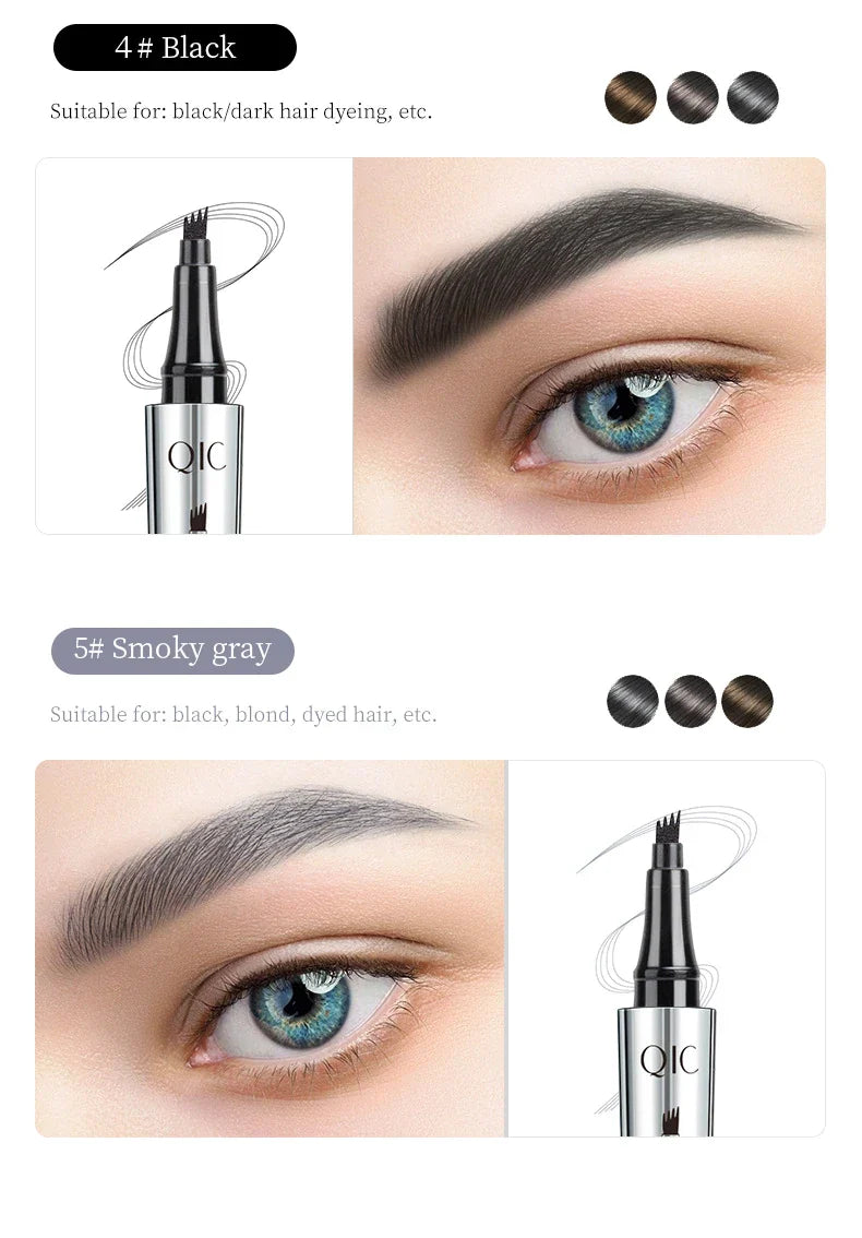 3D waterproof eyebrow pencil 1+1 Free!