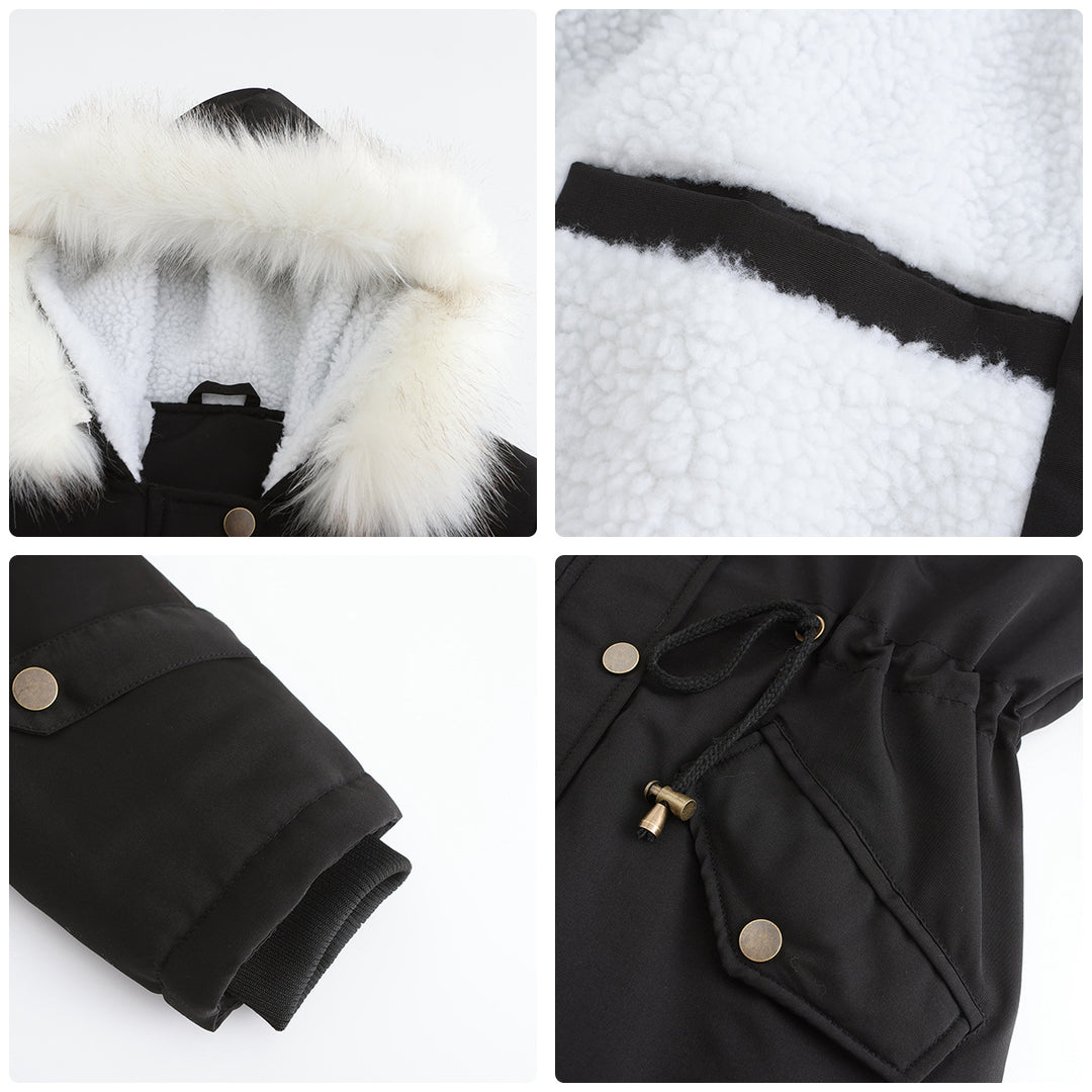 Arabella - Detachable Fur Collar Parka