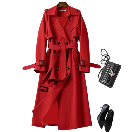 Women's Mid-Length Trench Coat