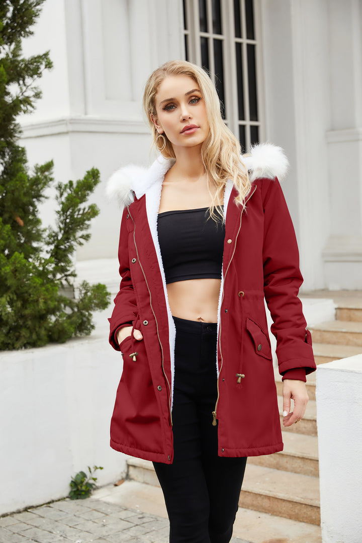 Arabella - Detachable Fur Collar Parka