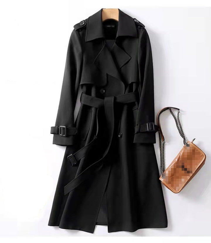 Women's Mid-Length Trench Coat