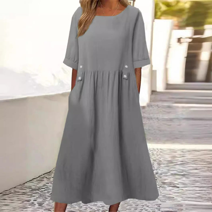 Amelia - cotton-linen dress