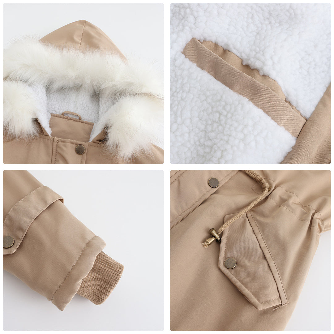 Arabella - Detachable Fur Collar Parka