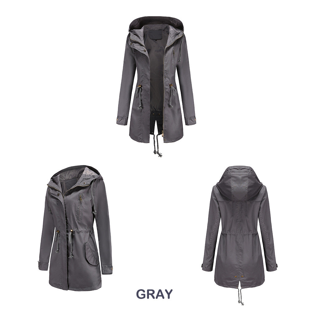 Eleanor - Cotton Hooded Windbreaker