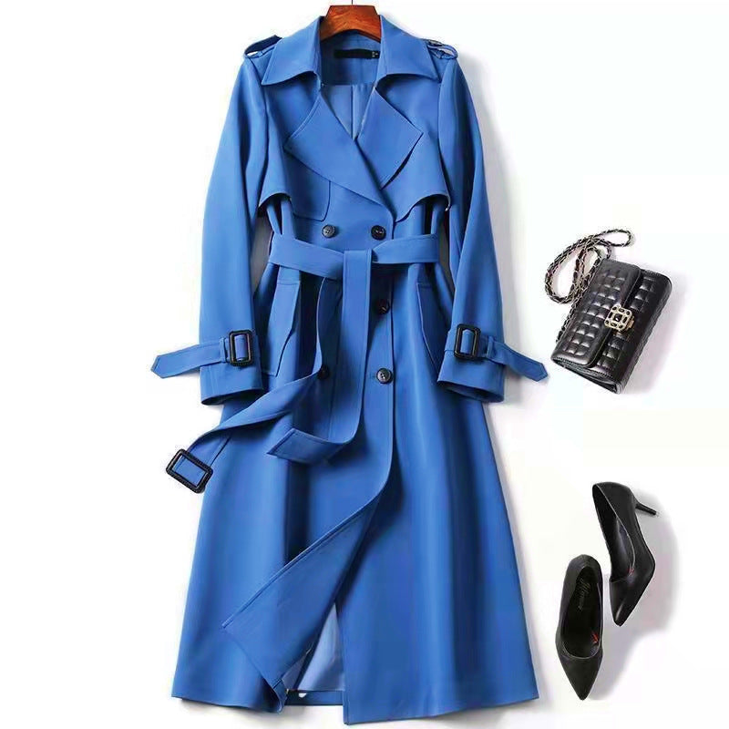 Women's Mid-Length Trench Coat