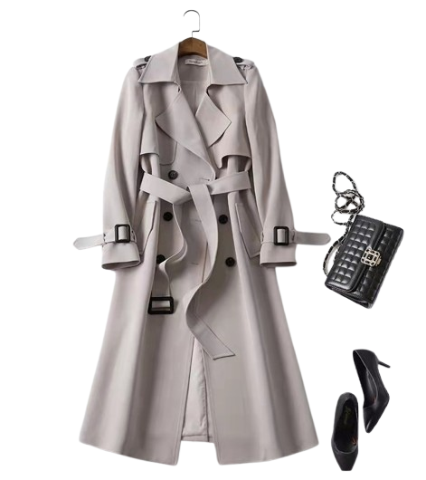 Women's Mid-Length Trench Coat