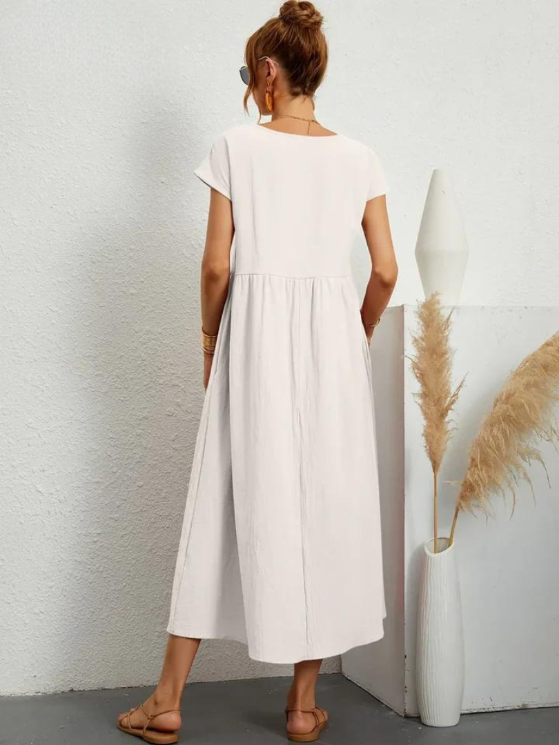 Charlotte | Cotton and Linen Dress