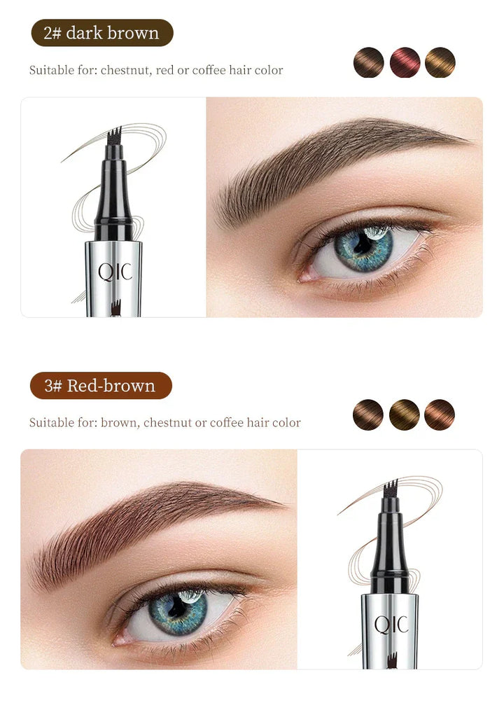 3D waterproof eyebrow pencil 1+1 Free!