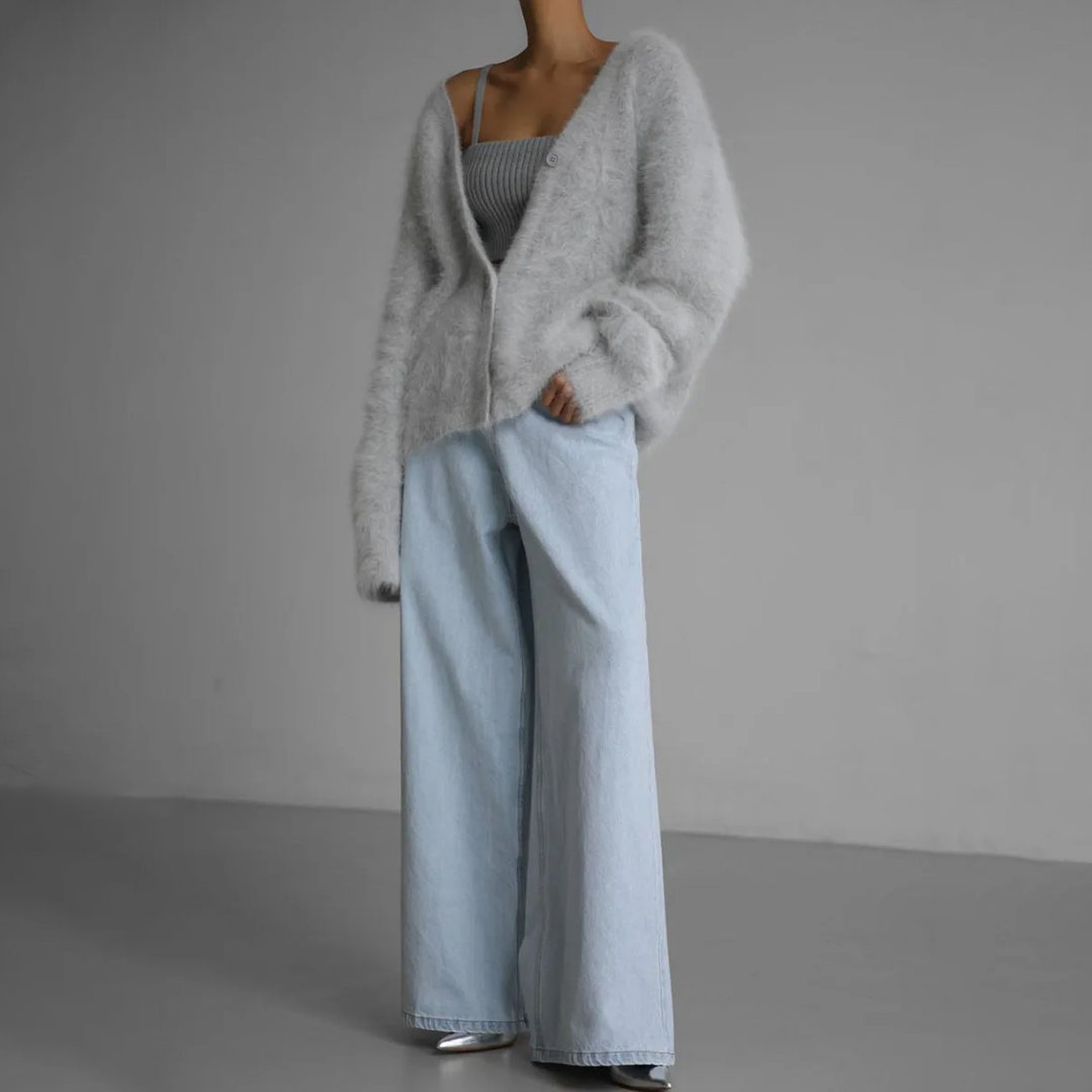 ZOEY - SOLID KNITTED CARDIGAN