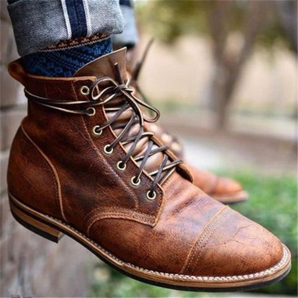 Liam - Sturdy Leather Boots for Men