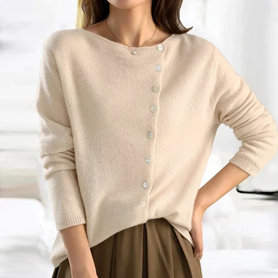 Isabella - Elegant wool cardigan