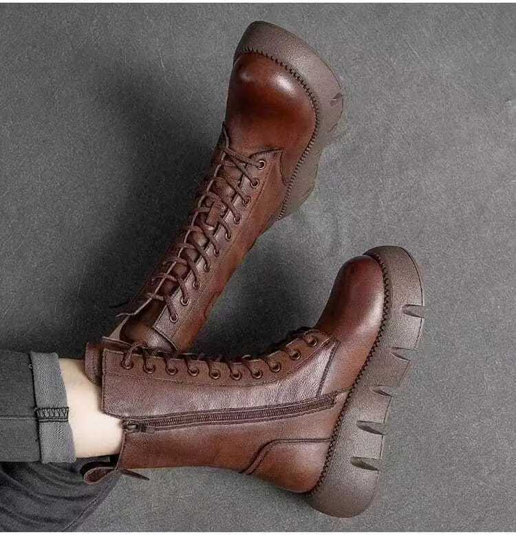 ThermaLuxe - Orthopedic Leather Winter Boots